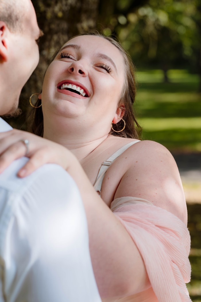 Moment de complicité capturé lors de la journée